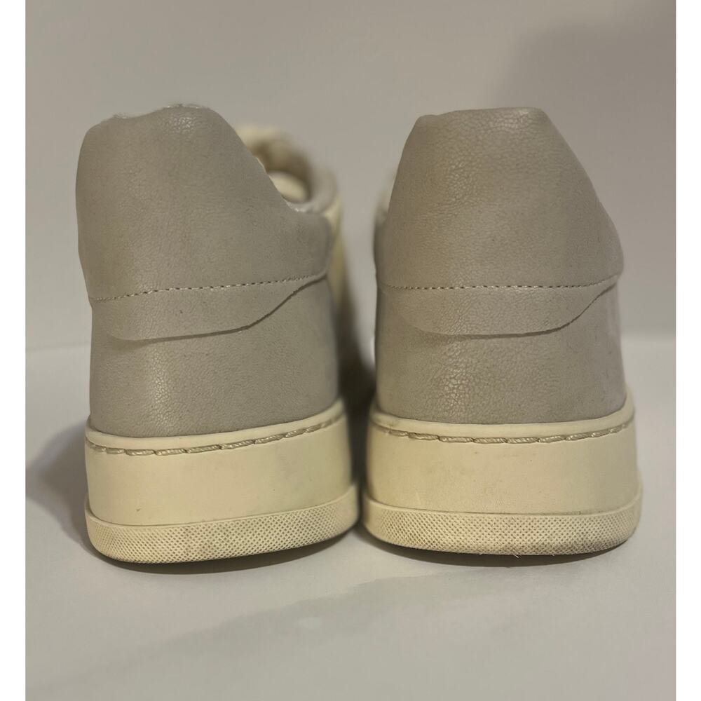 MIA Womens Platform Sneakers Shoes Sz 10 Gray Cream Lace Up Casual Color Block - Picture 4 of 7